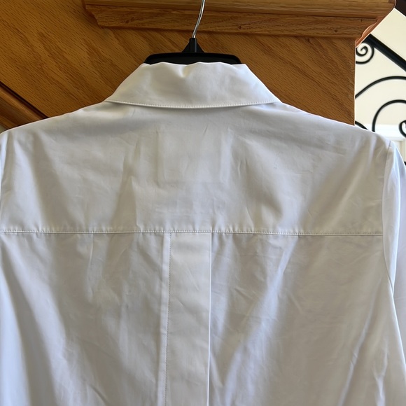 Jil Sander Dress Heavy Organic Cotton Poplin Size 2 White New With Tags - Picture 7 of 15